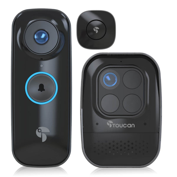 Toucan Wireless Video Doorbell PRO & Toucan Wireless Security Camera PRO Bundle